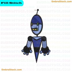 Robot Embroidery Design 15