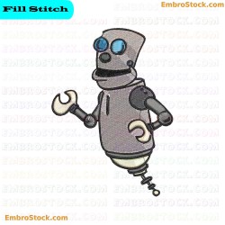 Robot Embroidery Design 17