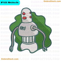 Robot Embroidery Design 18