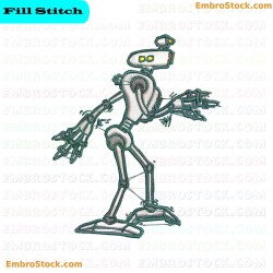 Robot Embroidery Design 19