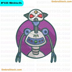 Robot Embroidery Design 20