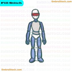 Robot Embroidery Design 22