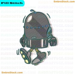 Robot Embroidery Design 4