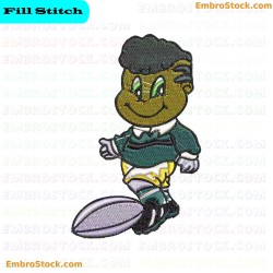 Rugby Embroidery Design 9