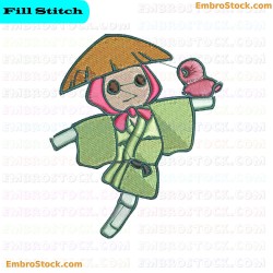 Scarecrow Embroidery Design 2