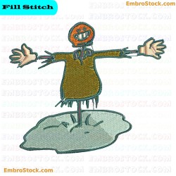 Scarecrow Embroidery Design 3