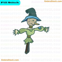 Scarecrow Embroidery Design 6