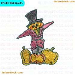 Scarecrow Embroidery Design 7