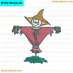 Scarecrow Embroidery Design 8