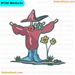 Scarecrow Scarecrow Embroidery Design 4