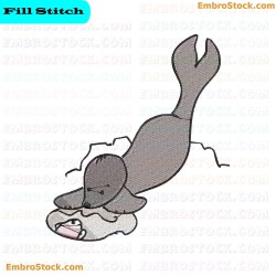 Seal Embroidery Design 10