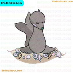 Seal Embroidery Design 5