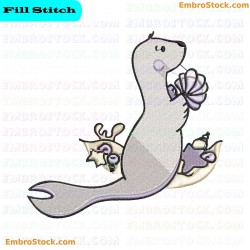 Seal Embroidery Design 8