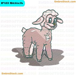 Sheep Sheeps Embroidery Design 2