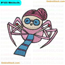 Spider Embroidery Design 23