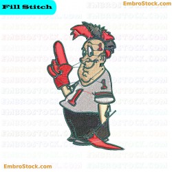 Sports Fan Embroidery Design 3