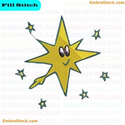 Star Embroidery Design 4