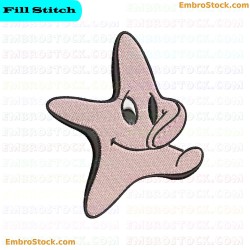 Starfish Embroidery Design 3