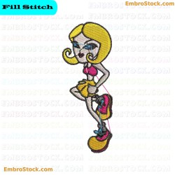 Stylish Character Embroidery Design 6