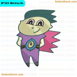 Super Boy Character Embroidery Design 3