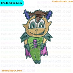 Superhero Character Embroidery Design 1