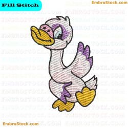 Swan Embroidery Design 1