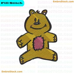 Teddy Bear Embroidery Design 47