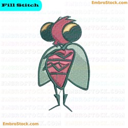 The Fly Embroidery Design 16