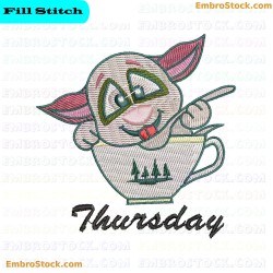 Thursday Embroidery Design 5