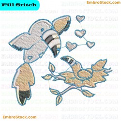 Toucan Embroidery Design 4