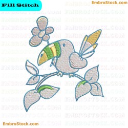 Toucan Embroidery Design 7