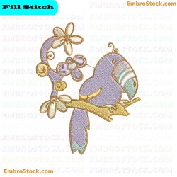 Toucan Embroidery Design 8