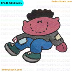 Toy Character Embroidery Design 45