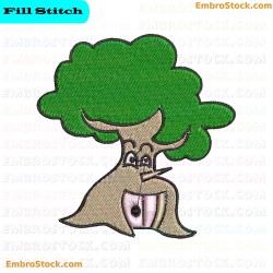 Tree House Embroidery Design 2