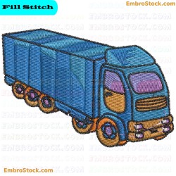 Truck Embroidery Design 11