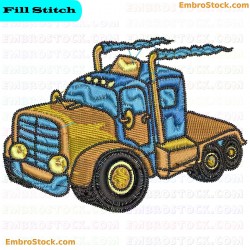 Truck Embroidery Design 13