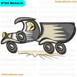 Truck Embroidery Design 5