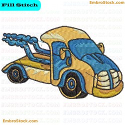 Truck Embroidery Design 7