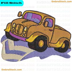 Truck Embroidery Design 8