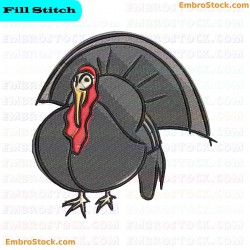 Turkey Embroidery Design 2