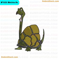 Turtle Embroidery Design 6