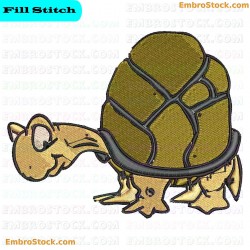 Turtle Turtles Embroidery Design 5