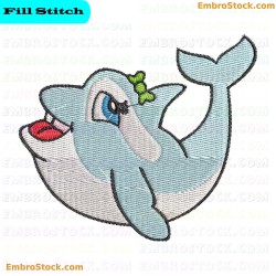 Whale Embroidery Design 11