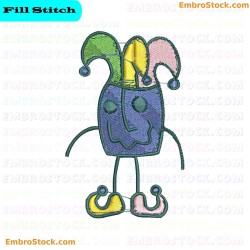 Whimsical Character Embroidery Design 24