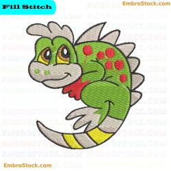 Whimsical Creature Embroidery Design 4