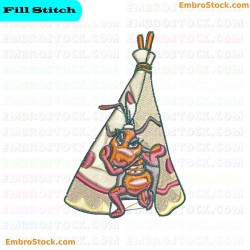 Wild West Bug Embroidery Design 10