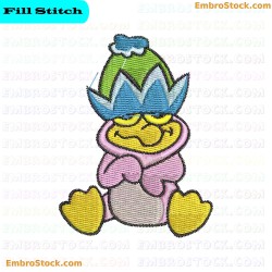 Winter Cartoon Character For Kids Embroidery Design 7