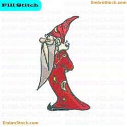 Wizard Embroidery Design 32